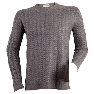 Sweater De Hombre Cuello Redondo Gris,hi-res