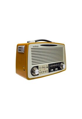 Parlante Portátil Retro FM/AM/SW1-2/USB/SD/MICR Audiolab ,hi-res