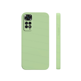 Carcasa de Silicona Para Xiaomi Redmi Note 11 Global Verde claro,hi-res