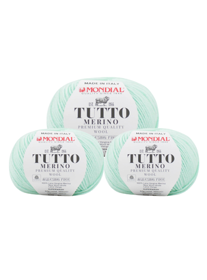 Lana Tutto Merino - Verde Agua (100% merino) - Pack 3 unid,hi-res