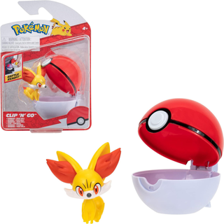 Pokémon Clip N Go - Figura 5 Cm Fennekin Mas Poke Ball,hi-res