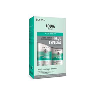 Pack INOAR Acqua dInoar Micelar Shampoo 500 ml + Condicionador 250 ml,hi-res