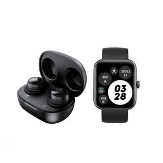 Pack Black Smartwatch mini 206 + Audífonos Buds Jam Lhotse,hi-res