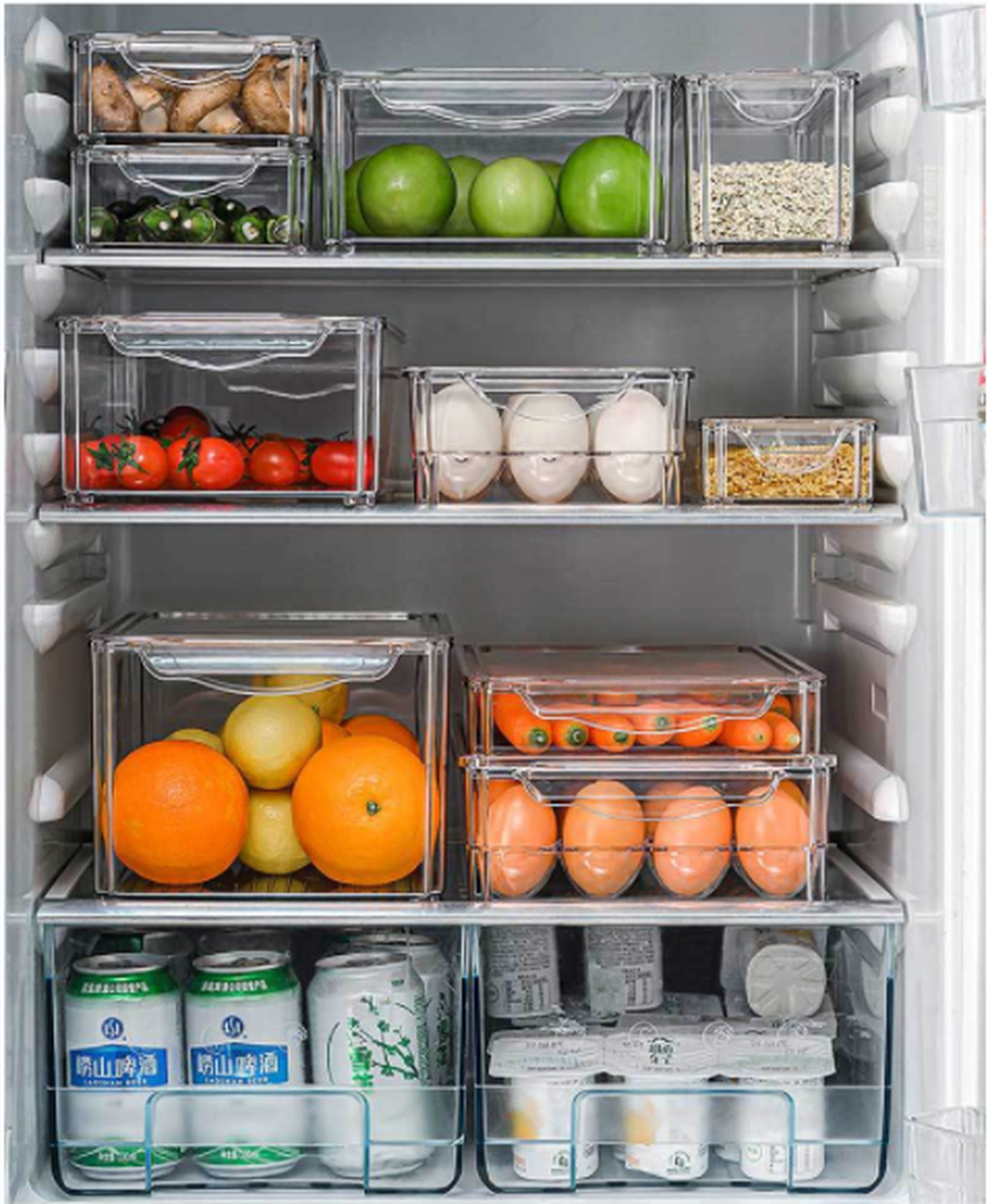 Organizador Refrigerador 7 Contenedores