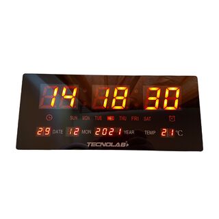 Reloj Digital Led Con Temperatura Y Calendario - PuntoStore,hi-res