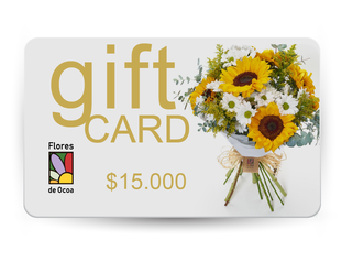 Gift Card $15.000 en Flores de Ocoa,hi-res
