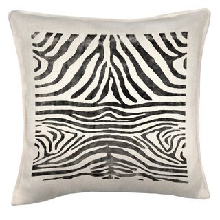 Cojin Zebra Negra 45x45,hi-res