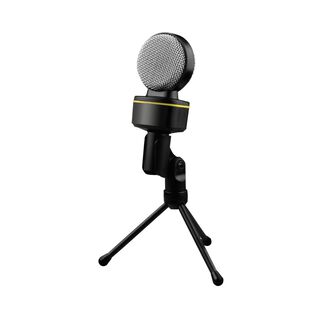 Microfono Multimedia Streaming Con Mini Tripode Jack 3.5 Audiopro,hi-res