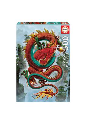 Puzzle 500 piezas Dragon De La Suerte Educa,hi-res