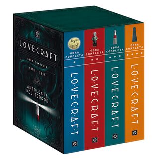 H.P. Lovecraft Obras Completas 4 Volumenes,hi-res