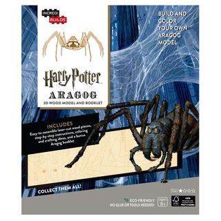 Harry Potter: Aragog - Libro y Modelo Armable En Madera,hi-res