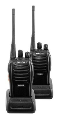 Radiotransmisor Portátil 16 Kms Philco Md-216 Walkie Talkie,hi-res