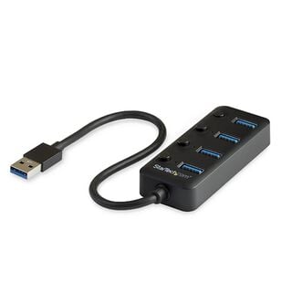 Hub USB 3.0 4 Puertos Portatil Boton Power Startech,hi-res