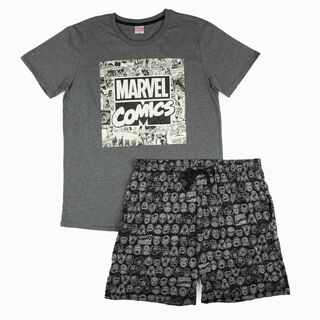 Pijama Hombre Comics Gris Marvel,hi-res