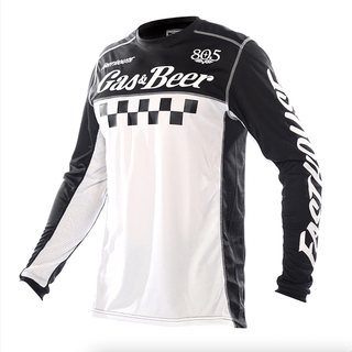 Jersey Moto Mx Fasthouse Grindhouse 805 Negro/Blanco,hi-res