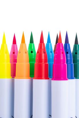 Set de Brush Pen 12 Colores ADIX,hi-res