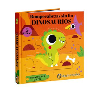 LIBRO Rompecabezas Sin Fin: Dinosaurios,hi-res