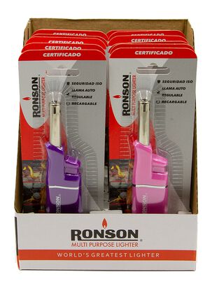 Pack Ronson Peque Encendedor Multipropósito x 12 unidades,hi-res