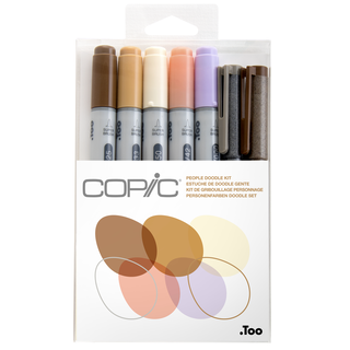 COPIC Ciao Doodle Kit: People (7 Lápices),hi-res