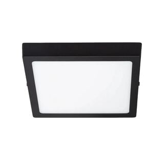 Panel LED Sobrepuesto Cuadrado Negro PRO 24W Frío,hi-res