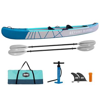 Kayak Doble Inflable Canoa Tabla Surf + Kit Multiuso,hi-res
