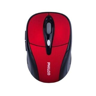 Mouse Optico 3d Inalambrico Philco Rojo 245wr - Crazygames,hi-res