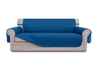 Funda para sofá 2 cuerpos azul 85 x 135 cm ,hi-res