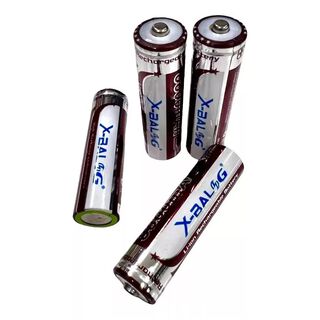 X4 Pilas Recargables Batería Li-ion 18650 8800 Mah 4.2v,hi-res