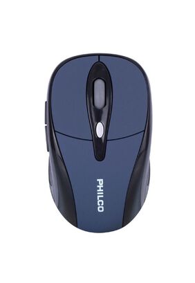 Mouse Inalámbrico Azul 3 Botones DPI 1000 1 millón de clicks Philco ,hi-res