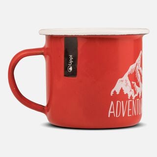 Tazón Unisex Mountain Vintage Mug Rojo Lippi,hi-res