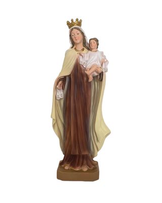 Estatua Virgen Del Carmen Figura Religiosa 39 cm,hi-res