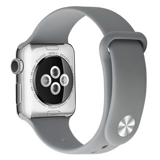 Correa Boton Compatible Iwatch Apple Watch Gris Concreto 38-40-41MM,hi-res