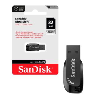 Pendrive SanDisk USB 32GB Ultra Shift 100MB/s Mac Windows,hi-res