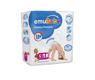 Emubaby Premium G x8 paquetes 144 pañales,hi-res