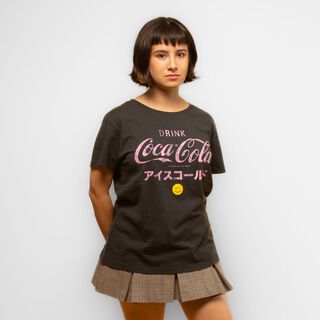 Polera Mujer YOU Coca Cola Coke Mujer Gris,hi-res