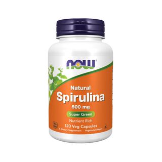 Spirulina 500 mg 120 caps - Now Foods,hi-res