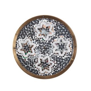 Plafón / Apliqué turco de mosaico blanco,hi-res