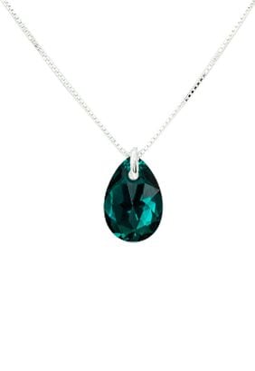 Collar Gota de Luz Cristales Genuinos Emerald,hi-res