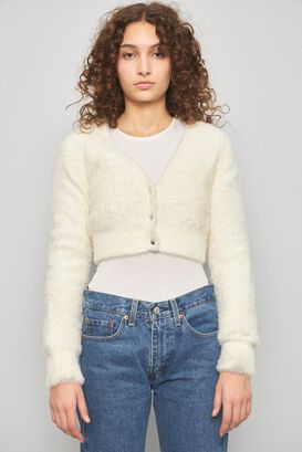 Sweater casual  blanco alexander wang  talla S 571,hi-res
