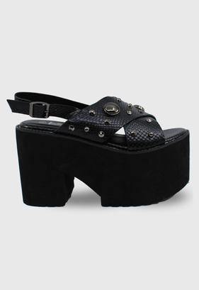 Sandalia Petra negro Stylo Shoes,hi-res