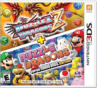 Puzzle & Dragons Z + Puzzle & Dragons Super Mario Bros - 3ds Físico - Sniper,hi-res