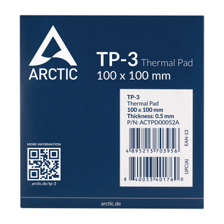 Pad Térmico ARCTIC TP-3 100x100mm 0.5mm,hi-res
