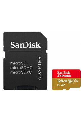 Tarjeta microSD SanDisk Extreme 128GB Con Adaptador SD,hi-res
