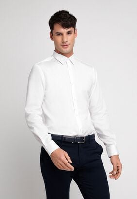 Camisa Formal Hombre Non Iron (No Se Plancha) Blanco,hi-res