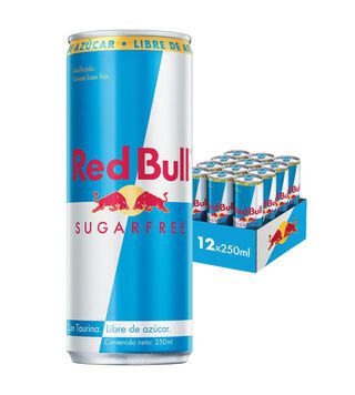 Red Bull Bebida Energética Pack 12 Latas Sin Azúcar 250Ml,hi-res