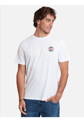 Polera cookie vintage gradient ss tees Blanco Hombre Maui And Sons,hi-res