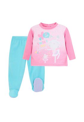 Pijama Bebé Niña Polar H2O Wear Fucsia,hi-res
