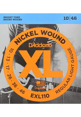 Cuerdas Guitarra Electrica D'Addaro EXL110 Nickel Wound, Regular Light, 10-46,hi-res