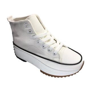 Zapatillas con Caña Skaters Blancas 767-6012,hi-res