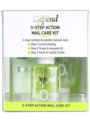 Depend - Kit 3 Pasos Nail Care,hi-res